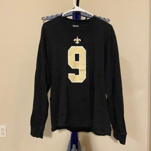 Men's large long sleeve Drew Brees tee